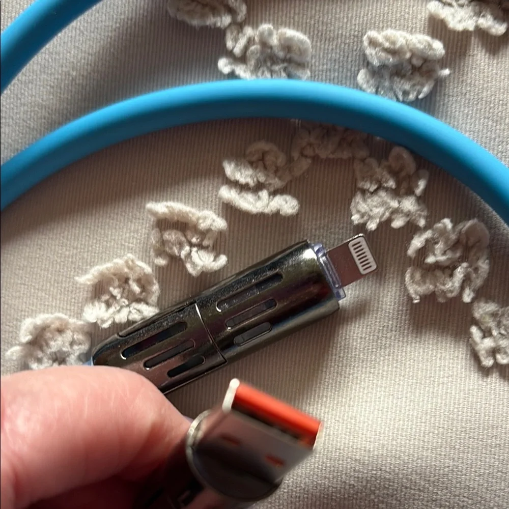 Free Blue USB Charging Cable